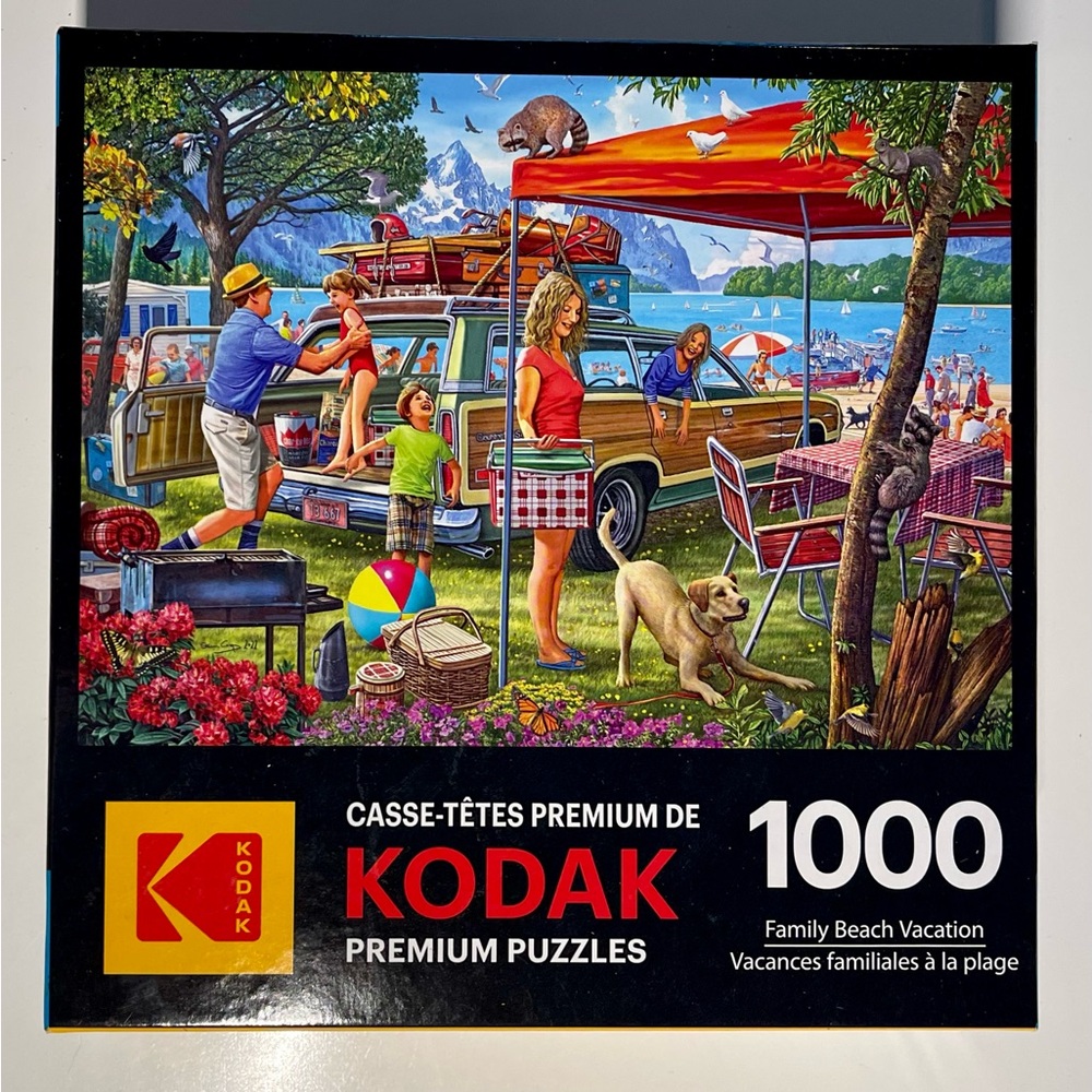 Kodak - 1000pc Puzzle pieces - Family Beach Vacation